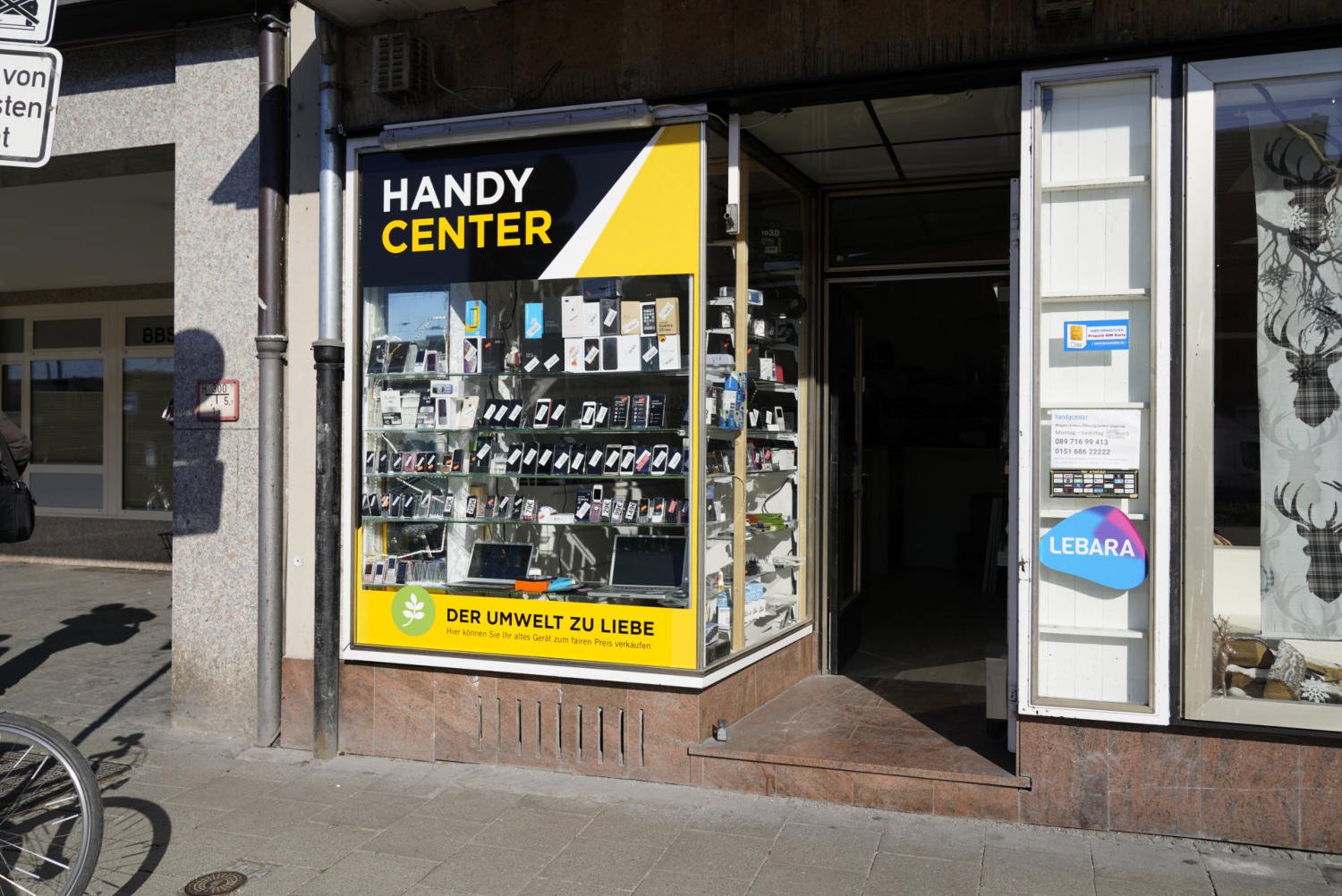 Handy Center Filiale in München – Ankauf von Technik